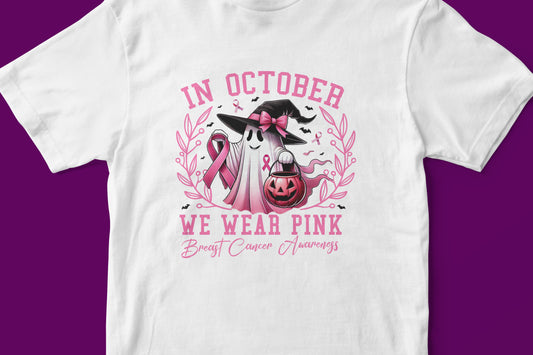 In October we wear pink