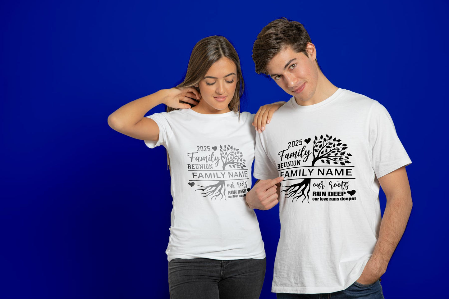 Family Reunion Tree and roots T-shirt.