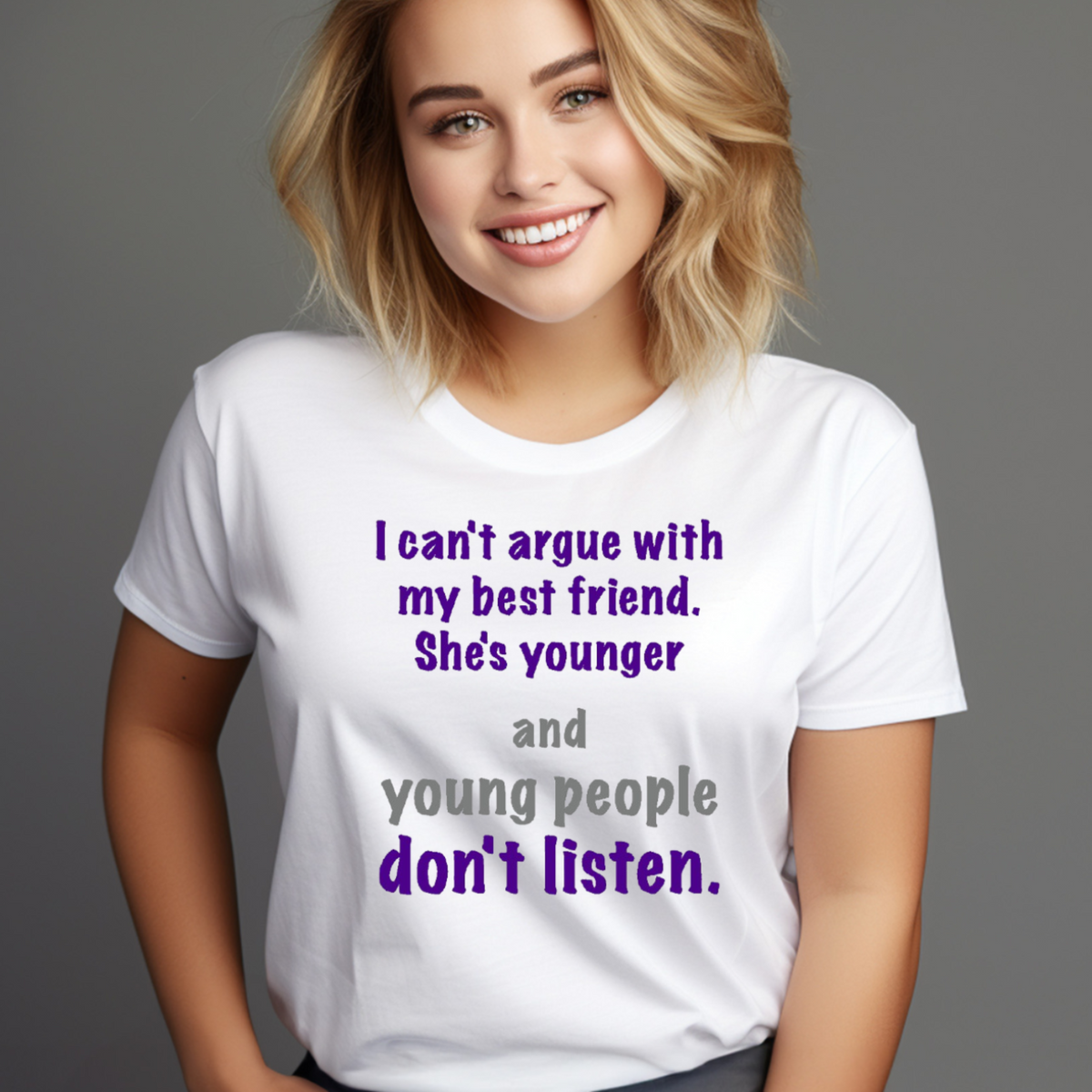 I Can’t Argue With My Best Friend Tee