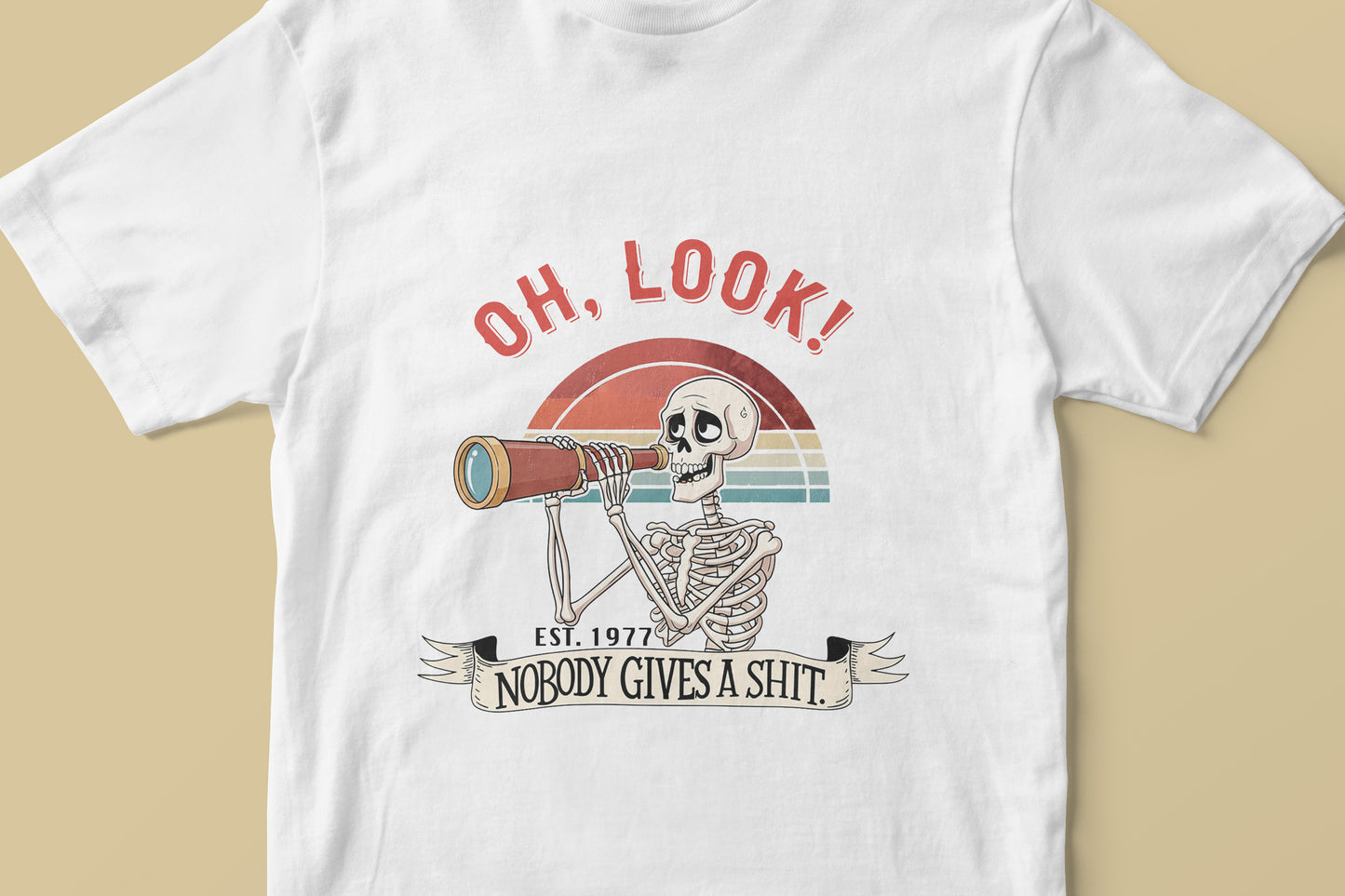 Oh Look! Nobody gives a shit T-shirt