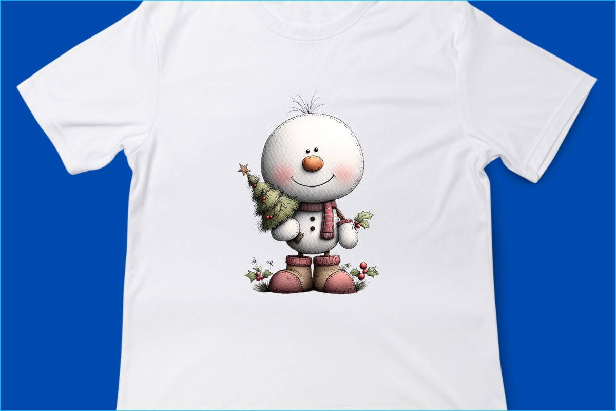 Cozy Snowman Holiday Tee