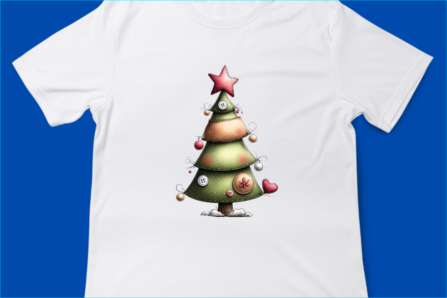 Whimsical Button Christmas Tree 4