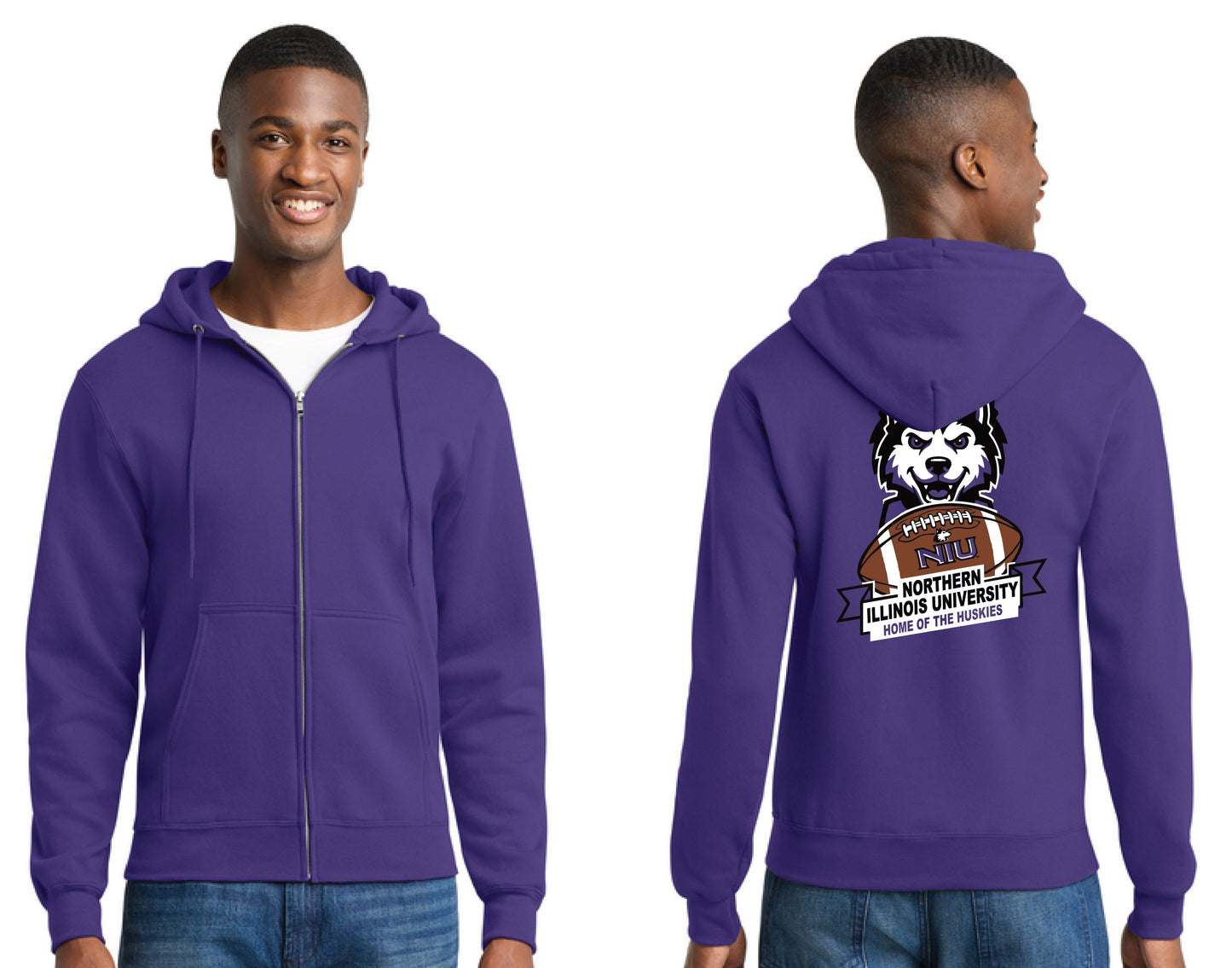 Full-Zip Hooded Sweatshirt