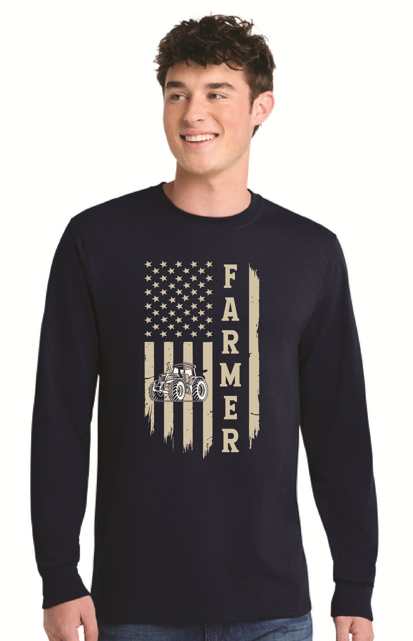 Long Sleeve Core Blend T Shirt - Farmer