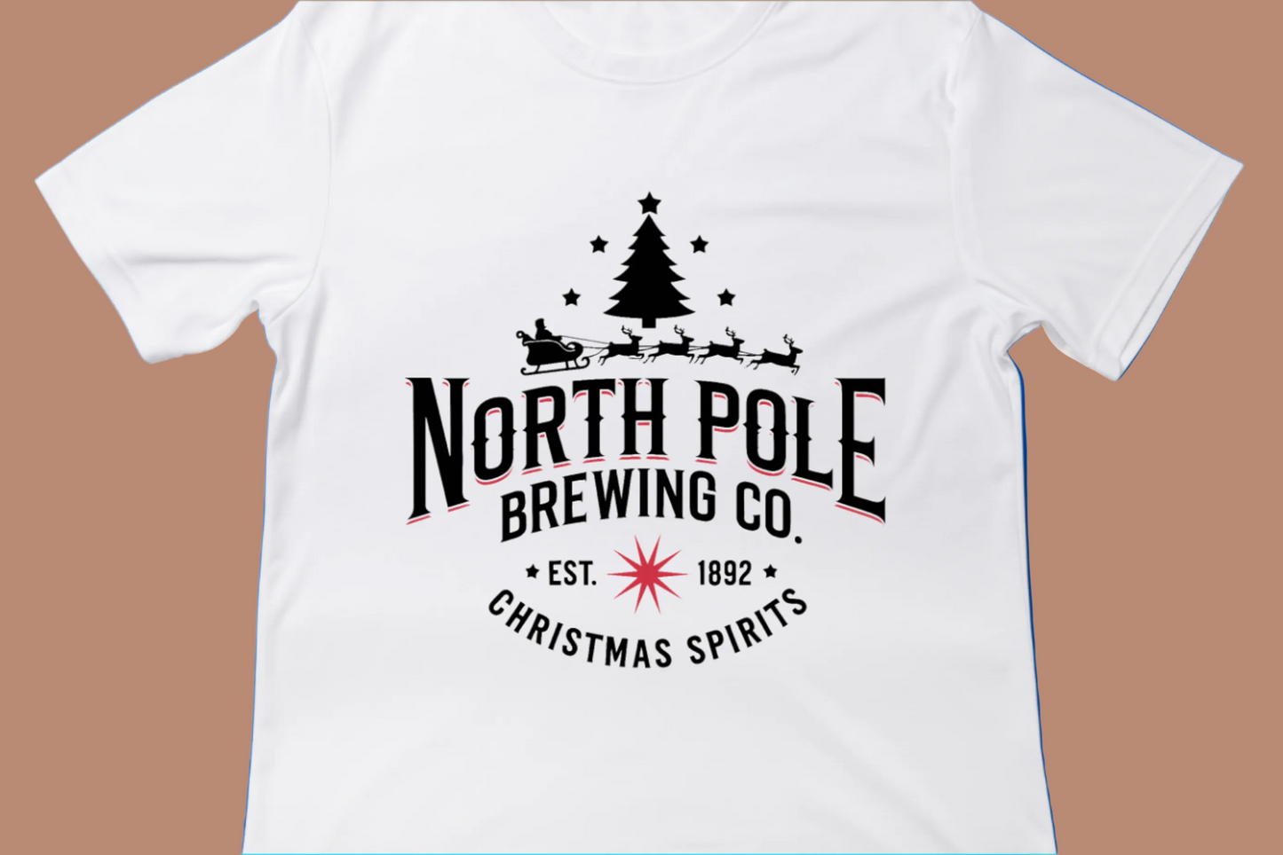 North Pole Brewing Co. – Christmas Spirits Tee