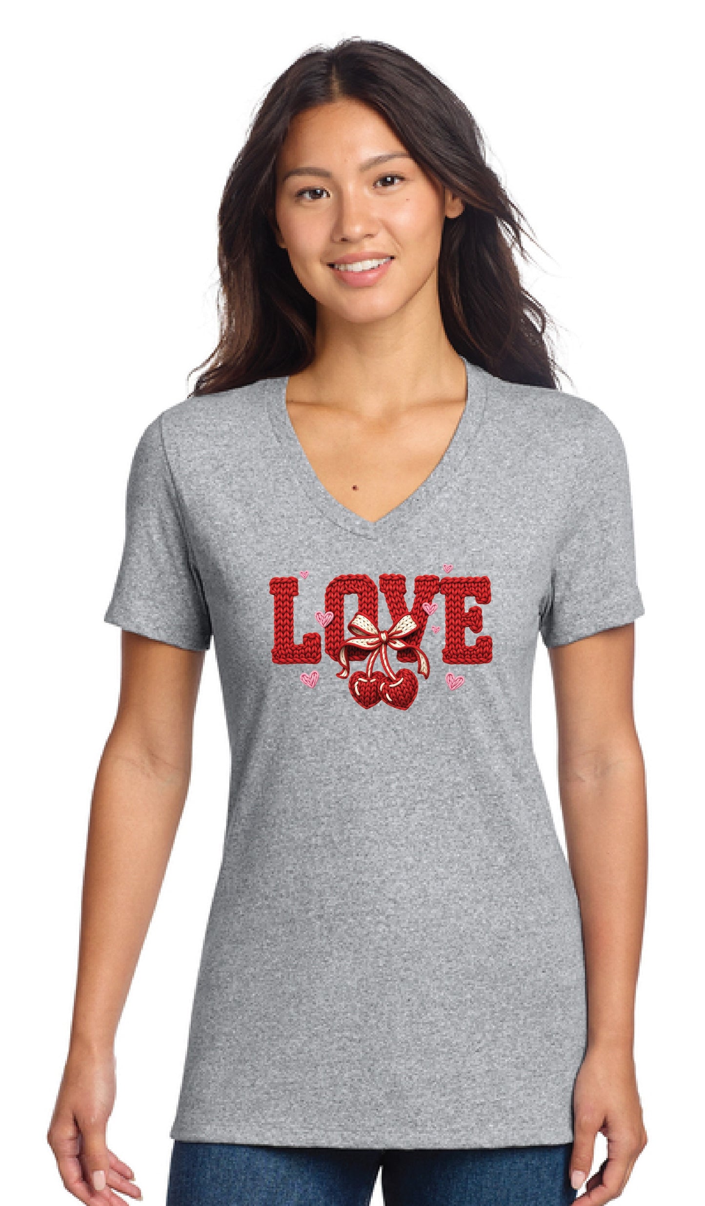 V Neck Shirt - Love