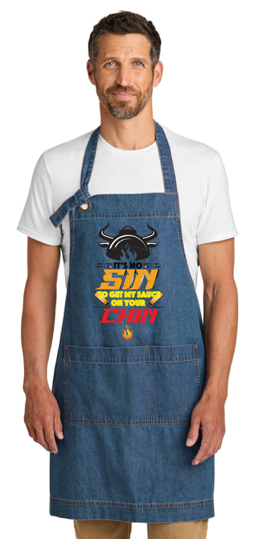 Not a Sin Sauce on Chin