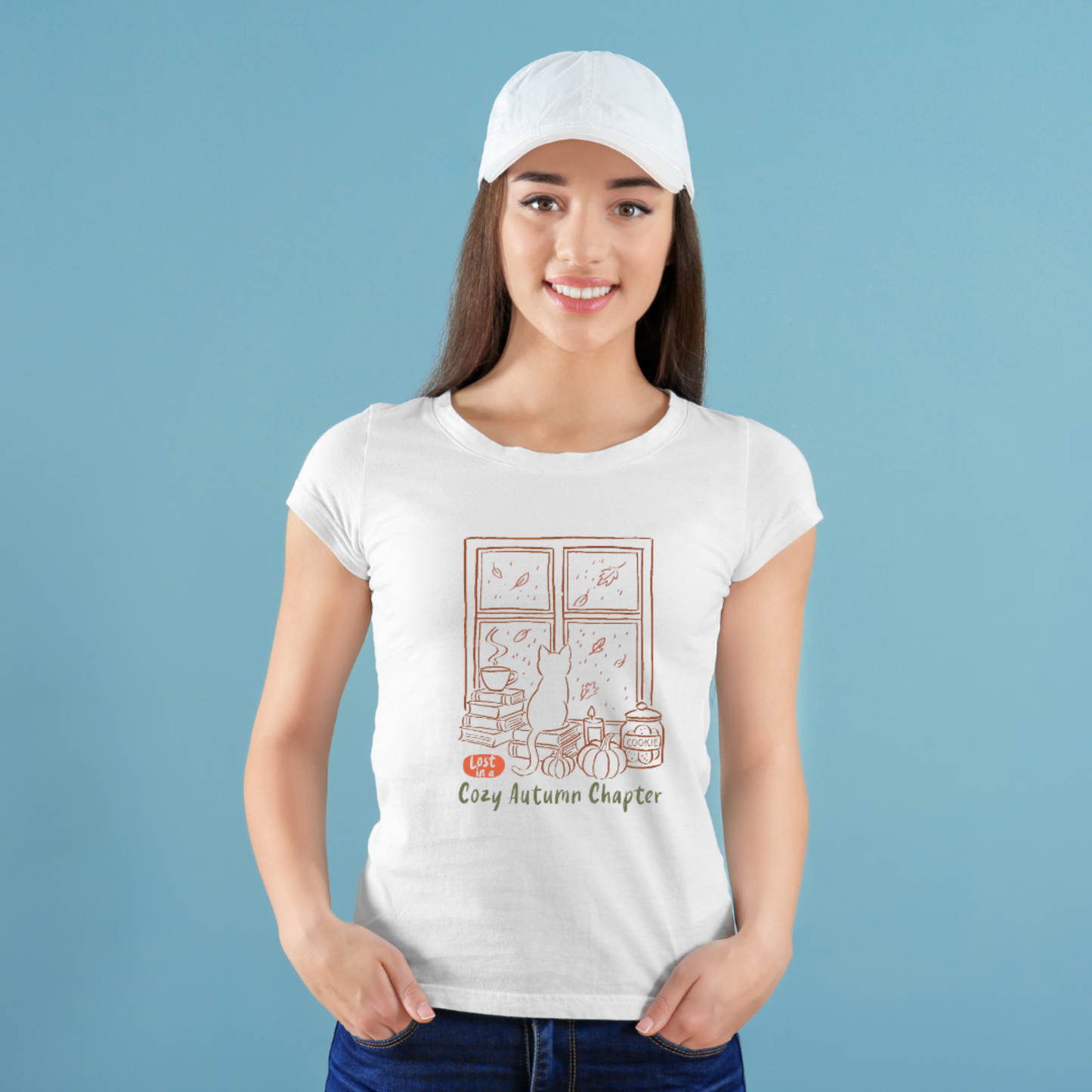Cozy Cat Window Tee