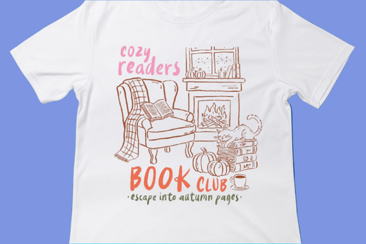 Cozy Readers Book Club Tee