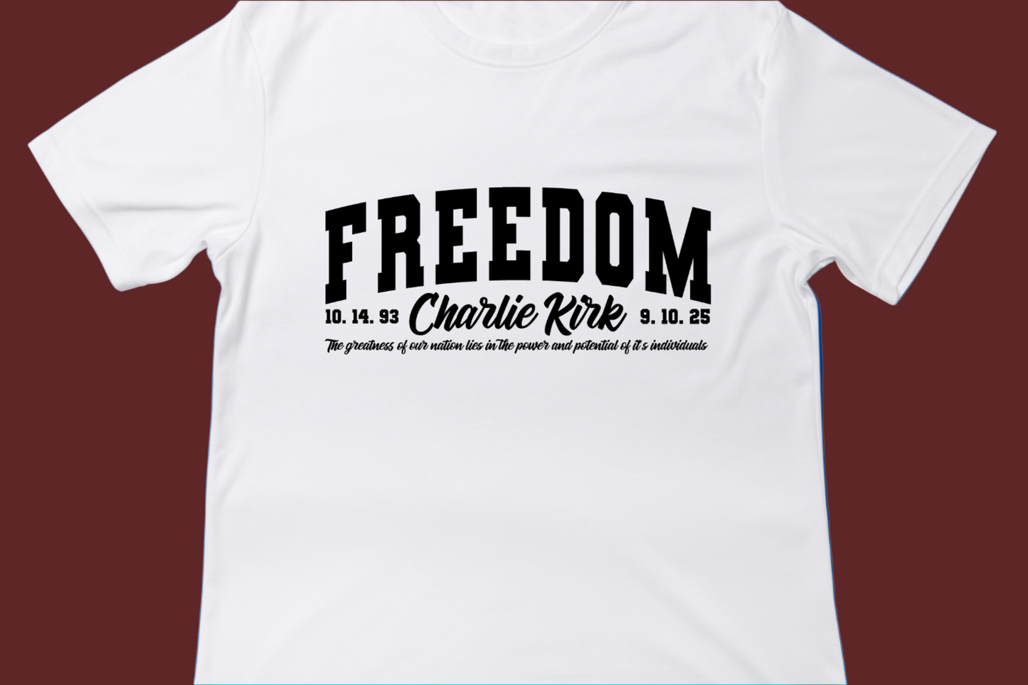 FREEDOM, Signature Charlie Kirk