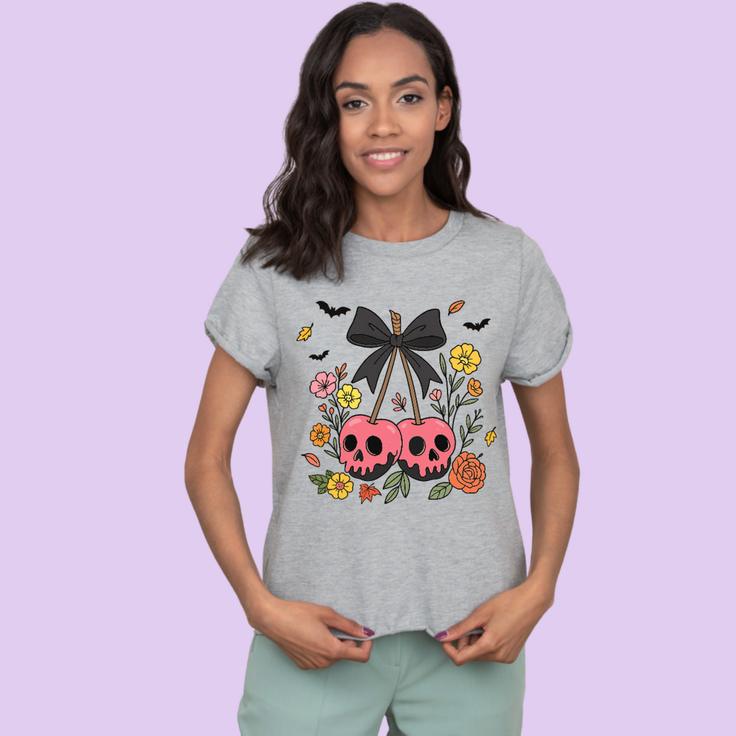 Spooky Cherry Skulls