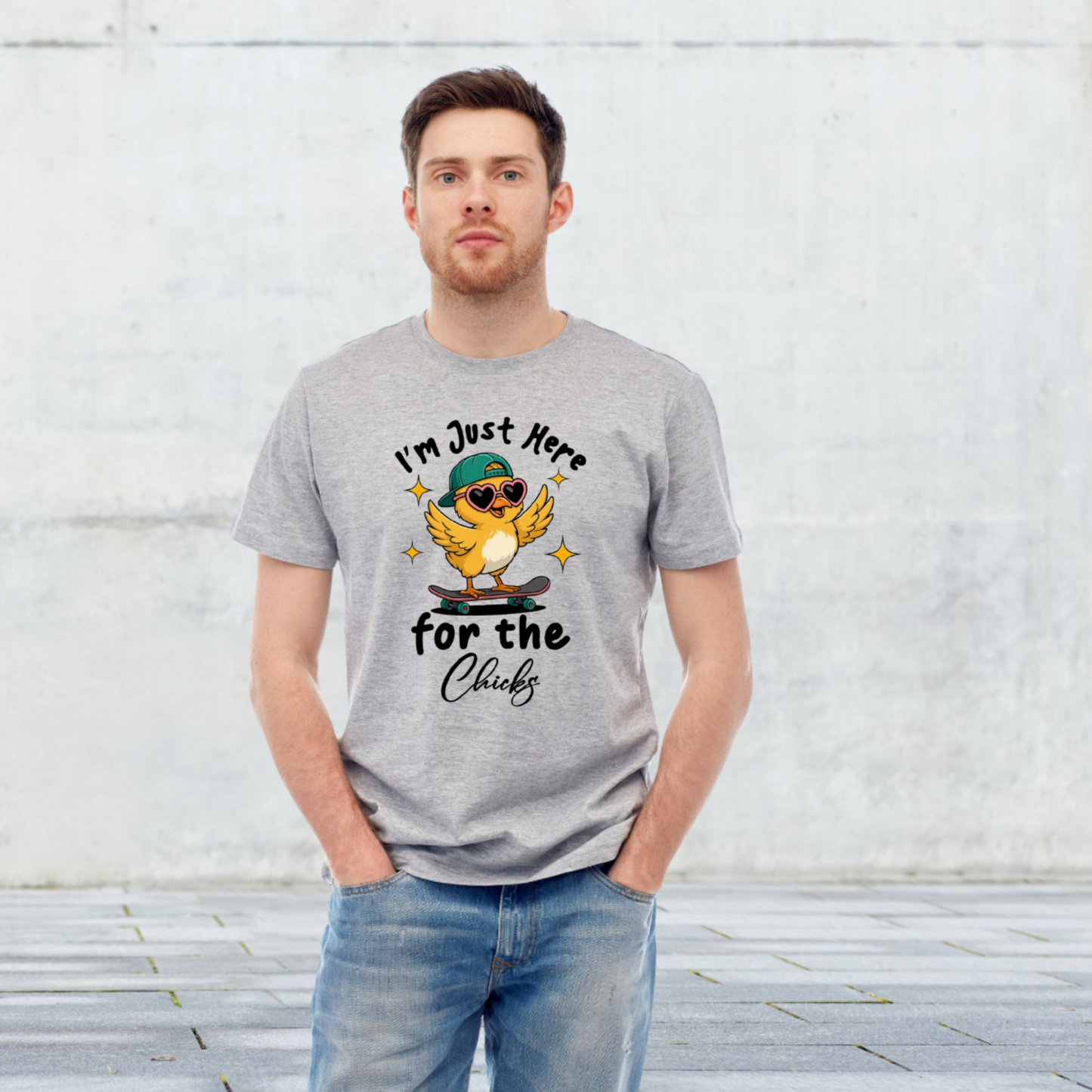 I’m Just Here for the Chicks Tee