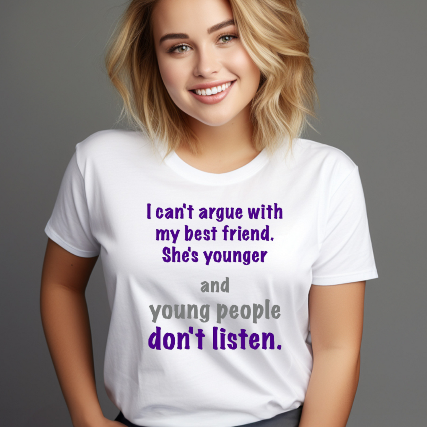 I Can’t Argue With My Best Friend Tee