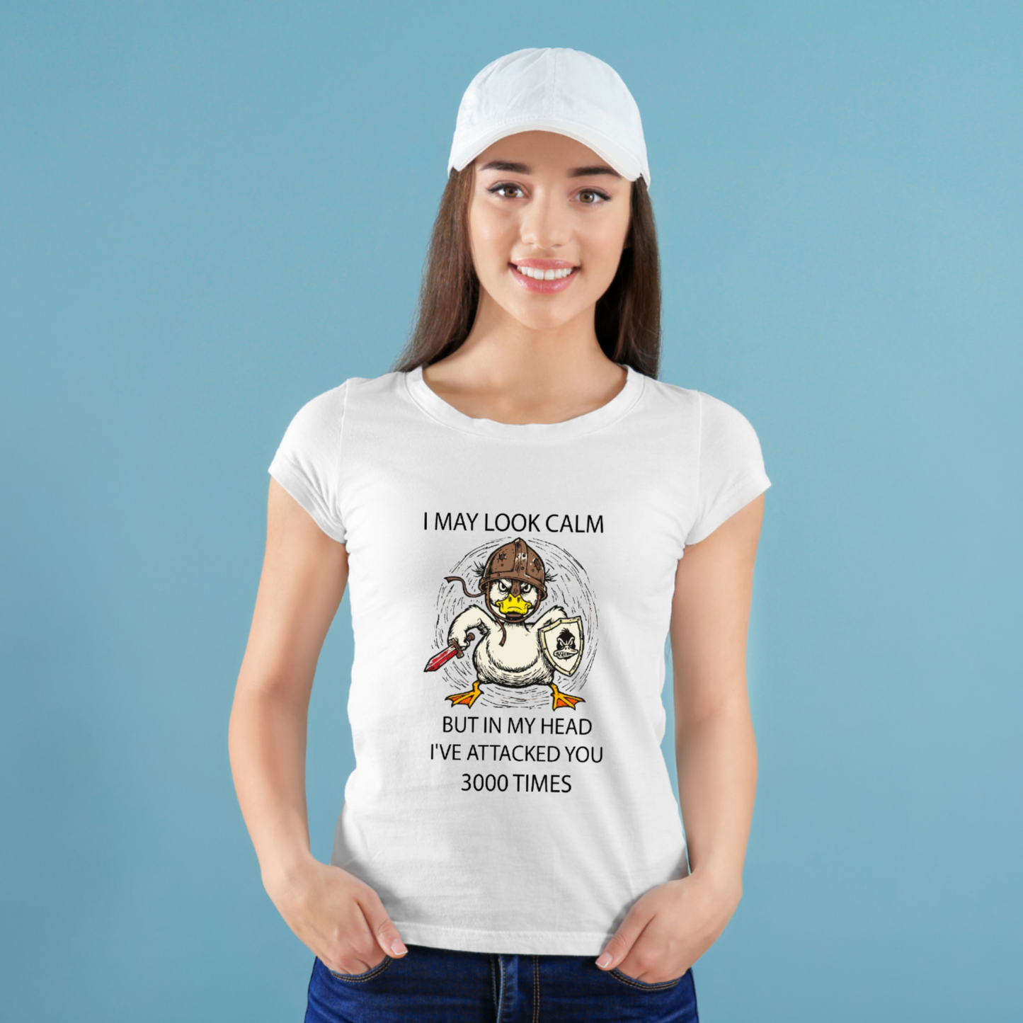 I May Look Calm Tee
