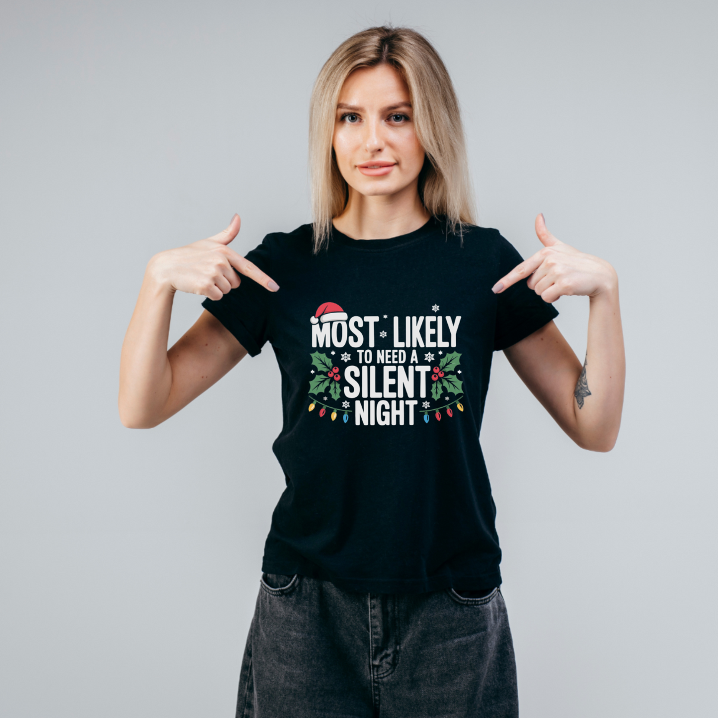 Most Likely to Need a Silent Night Tee