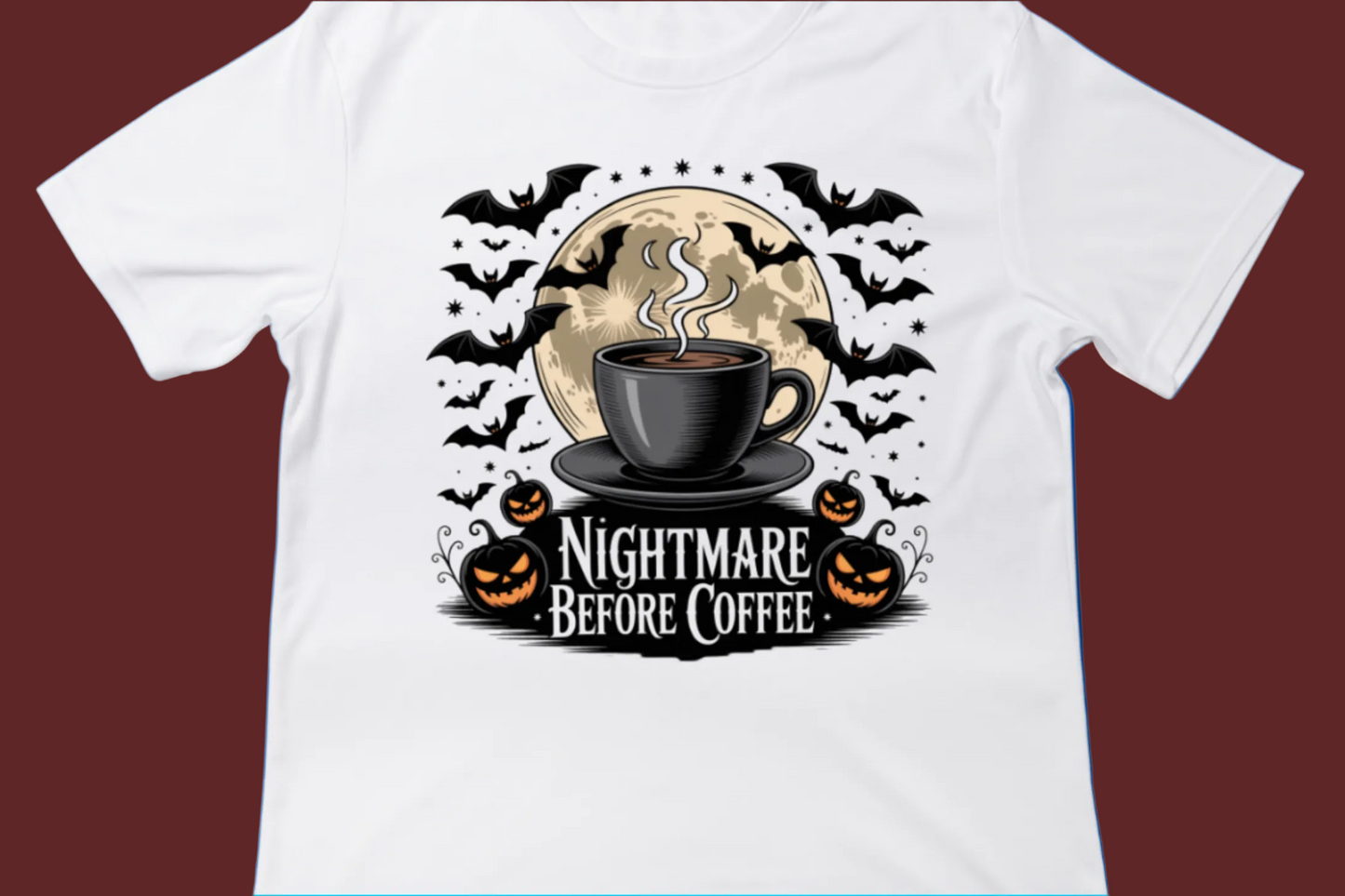 Nightmare Before Coffee Tee