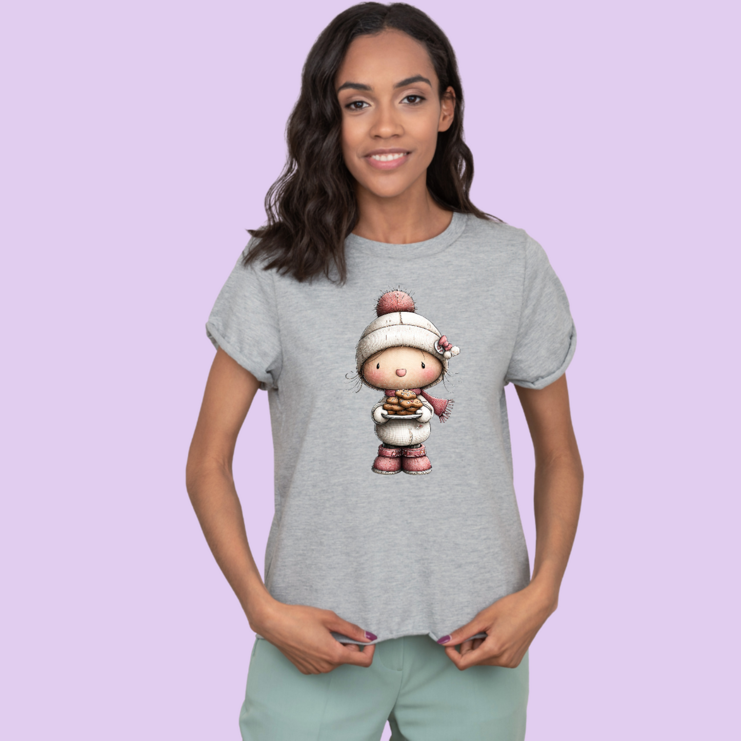Cozy Cookie Cutie Christmas Tee