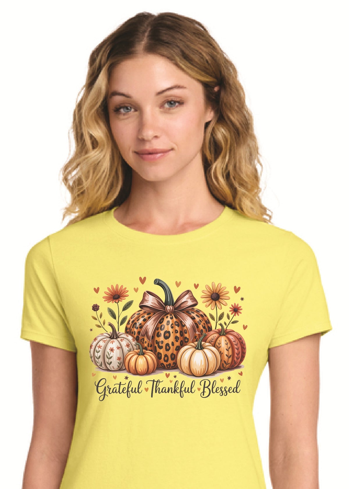 Greatful Thankful Blessed Pumpkins