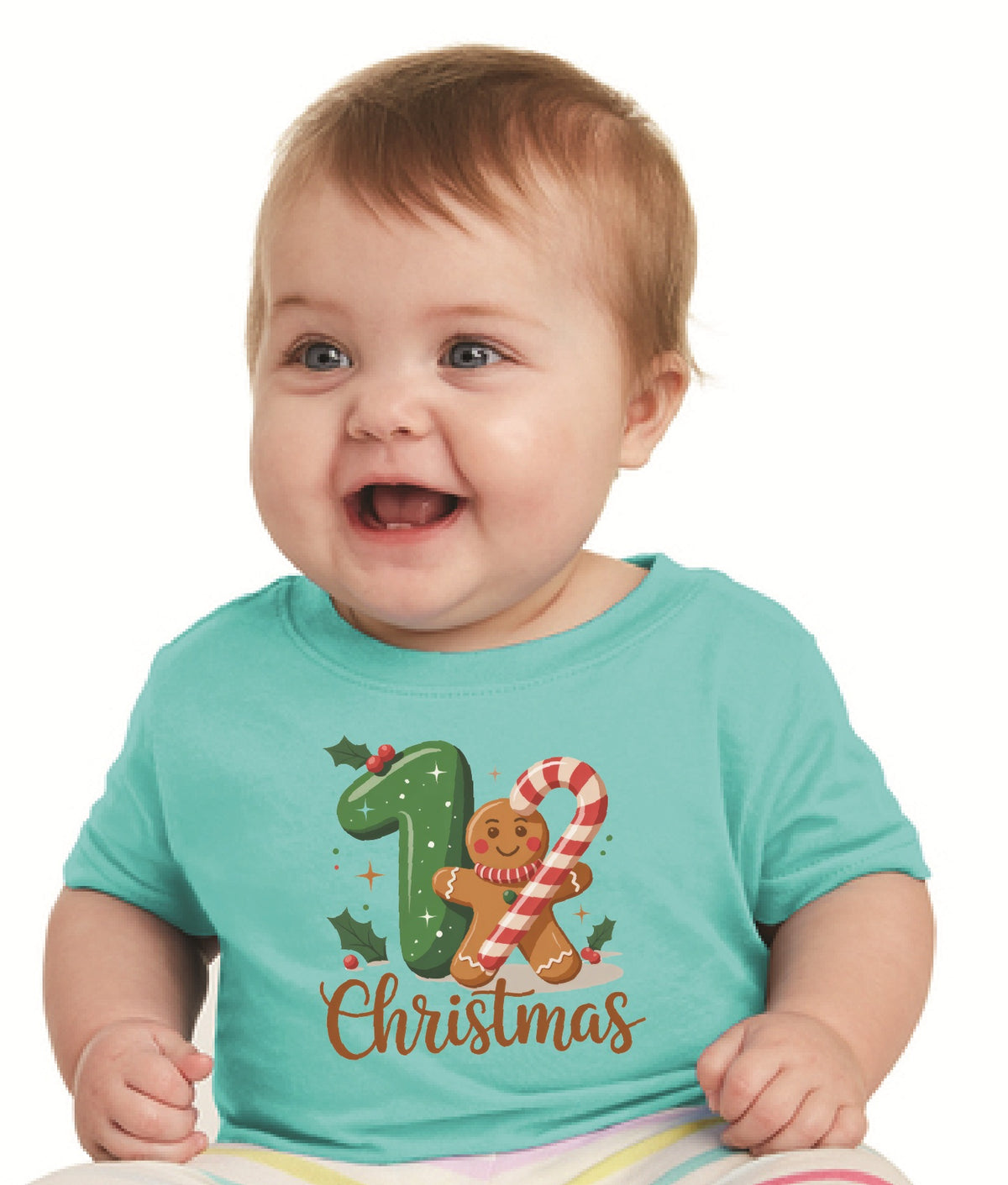 1st Christmas Gingerbread Man Candy Cane