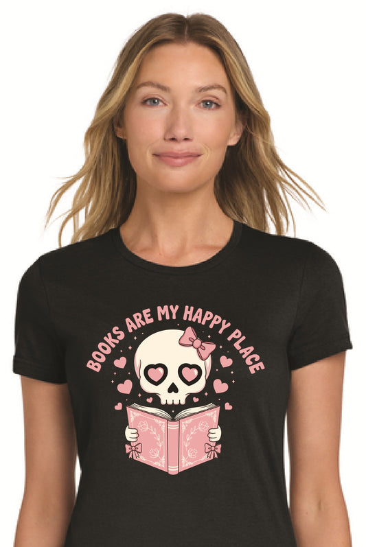 Books are my happy place-Scull