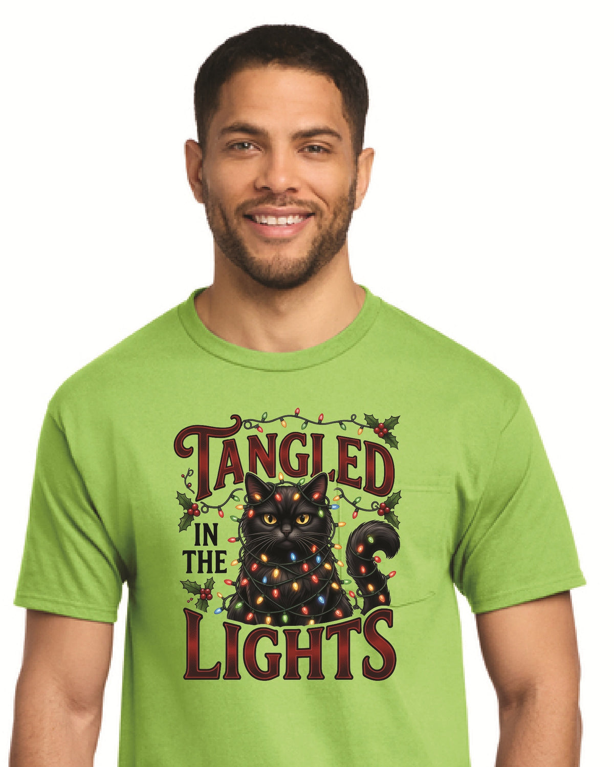 Tangled in the Lights - Cat