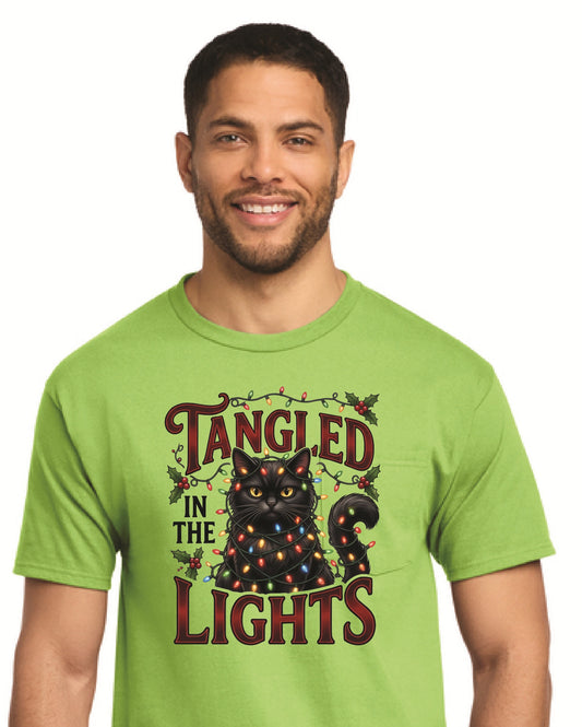 Tangled in the Lights - Cat