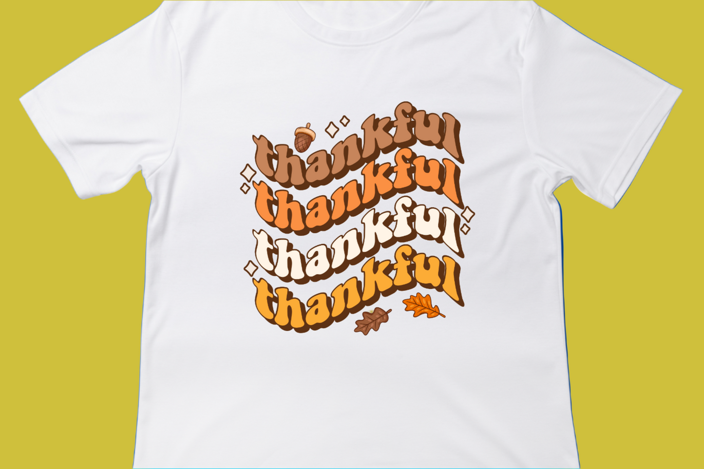 Thankful Thankful Thankful , Retro Fall Tee