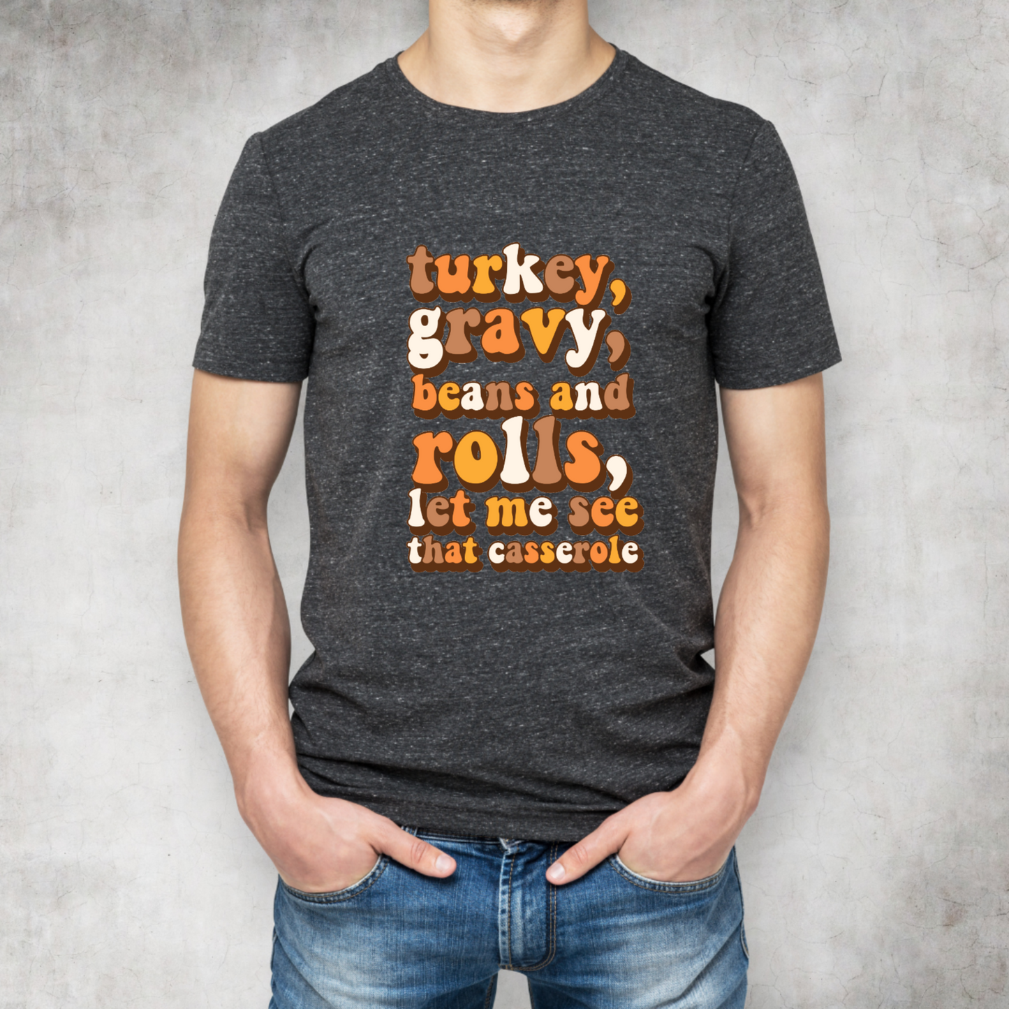 Turkey, Gravy, Beans & Rolls