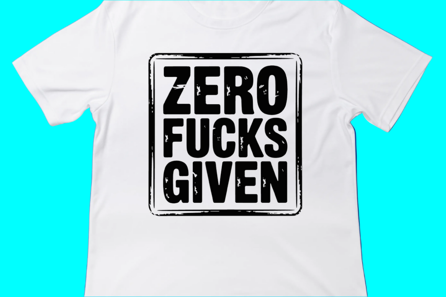 Zero F*s Given Tee**